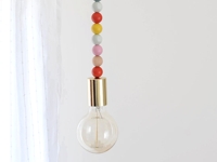 ﻿A New Bloom Simple Wooden Beads Light